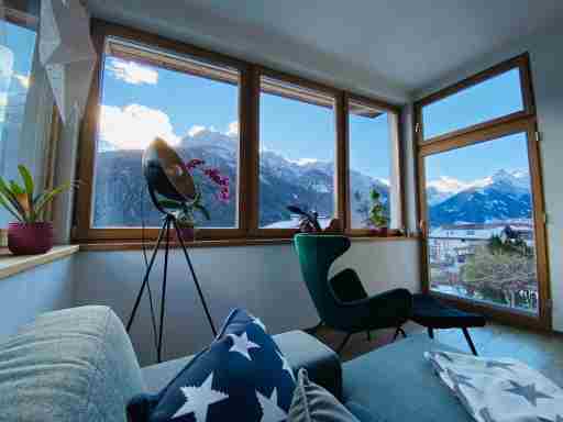 Exklusives Apartment mit einzigartigem Bergblick, CO2 neutral